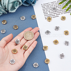 48 шт. 2 цвета бусины из сплава в тибетском стиле&nbsp;FIND-CA0003-07