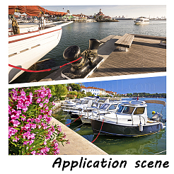 2 шт. 2-х цветный трос для лодок&nbsp;EC-GA0001-01