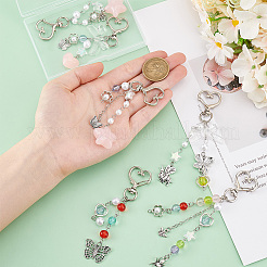 Сердце звезда бабочка акриловый кулон украшение&nbsp;HJEW-PH01943