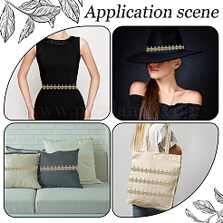 5 ярд полиэстеровых кружевных лент для отделки&nbsp;OCOR-GF00005-12C