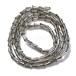 Прозрачные стеклянные бусины гальваническим пряди&nbsp;EGLA-H107-02A-PL01