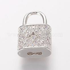 Латунные микро проложить кубического циркония подвески&nbsp;ZIRC-K060-08P