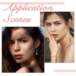 2 нити вишневых кварцевых стеклянных бусин G-FH0002-40