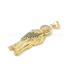 Латунные микро проложить кубического циркония подвески&nbsp;KK-H537-26A-G