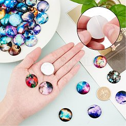 Кабошоны из стекла&nbsp;GGLA-R040-25mm-01