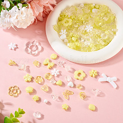 100 г прозрачных и непрозрачных акриловых бусин&nbsp;TACR-TA0001-57F