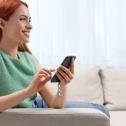 16 шт. 8-х стильных ремешка для мобильного телефона из сплава&nbsp;HJEW-GL00014