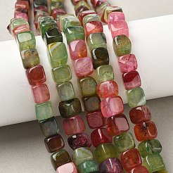 Естественные выветрившиеся агатовые бусины&nbsp;G-G177-E12-05