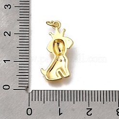 Латунные микропаве прозрачные подвески с фианитом&nbsp;KK-F899-02B-G