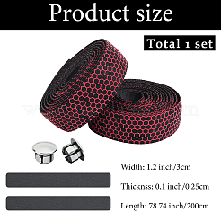 Лента на руль велосипеда из искусственной кожи&nbsp;AJEW-WH20080-10A