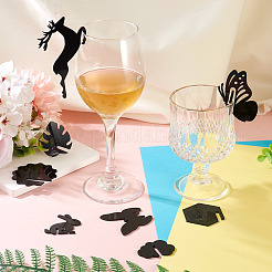 32 шт. 8 стиля акриловых подвесок для бокалов вина&nbsp;OACR-TA0003-96