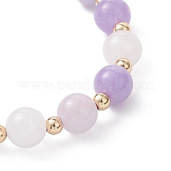 Женские браслеты из натуральных бусин аквамарина&nbsp;BJEW-JB12945