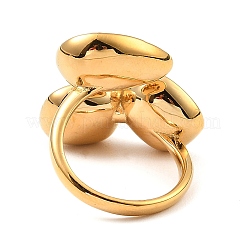 Открытые манжеты в форме капли и квадратного стекла&nbsp;RJEW-G289-01G-09