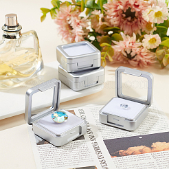 Пластиковые свободные коробки для демонстрации драгоценных камней с бриллиантами&nbsp;CON-WH0094-13A