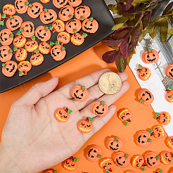 60шт 2 стиля непрозрачные кабошоны из смолы&nbsp;CRES-HY0001-09