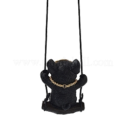 Симпатичные смоляные подвесные украшения в виде качающегося бульдога&nbsp;LS-HJEW-A010-01C