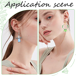 500 шт. Прозрачные акриловые бусины&nbsp;TACR-SP0001-05