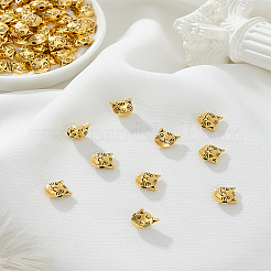 80 шт. бусины в виде котенка из сплава в тибетском стиле&nbsp;FIND-LP0002-26