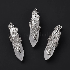 Природного кварца хрустальных подвесок&nbsp;G-E059-02AS-06