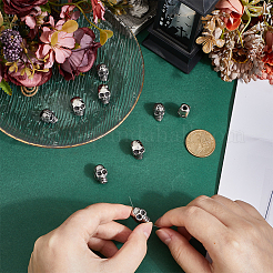 9 шт. 3 стиля 304 нержавеющая сталь европейские бусины&nbsp;STAS-ME0002-93