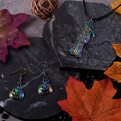 32шт 8 стиля подвески из сплава цвета радуги&nbsp;PALLOY-SW0001-02