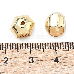 Шестигранные латунные бусины&nbsp;KK-C251-19G