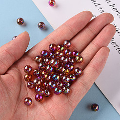 Прозрачные акриловые бусины&nbsp;MACR-S370-B8mm-765