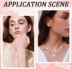 60шт 2 цвета латунные бусины&nbsp;KK-BBC0022-42