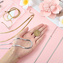 4 шт. 2-х цветные цепочки-елочки из нержавеющей стали 304&nbsp;NJEW-BBC0001-45