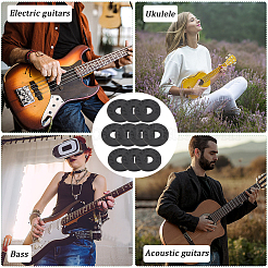 30 шт. пластиковые замки для гитарного ремня&nbsp;AJEW-CN0002-31