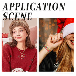 200 шт. двухцветные двухцветные полосатые бусины с тремя отверстиями&nbsp;SEED-PH0001-54