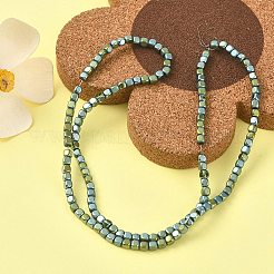 Pvd вакуумное покрытие гальванопокрытие немагнитные синтетические гематитовые бусины нити&nbsp;G-YW0001-48E