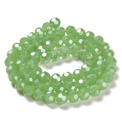 Стеклянные бусины с гальваническим покрытием &nbsp;LS-EGLA-A035-J10mm-A01