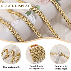 Плетеные кружевные ленты из полиэстера&nbsp;OCOR-WH20018-23C