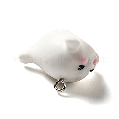 Подвески из непрозрачной смолы морской серии&nbsp;RESI-E031-02P-14