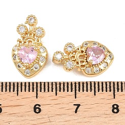 Латунные микро проложить кубического циркония подвески&nbsp;KK-H262-02G