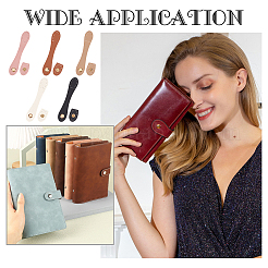 5 комплект 5-х цветных пришивных застежек для кошелька из искусственной кожи&nbsp;FIND-WR0008-18