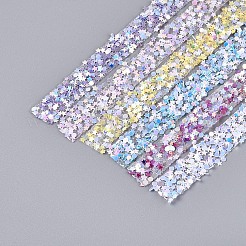 Самоклеящаяся лента из смолы со звездочками и плоскими круглыми краями&nbsp;DIY-N008-01