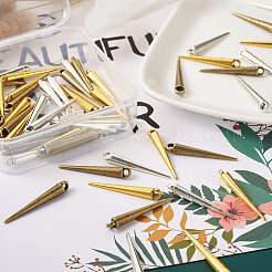 Тибетский стиль сплава шипованные подвески&nbsp;TIBEP-FW0001-01-RS