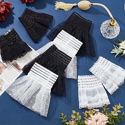 2 пара 2 нарукавников из полиэстера&nbsp;AJEW-NB0004-03A