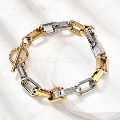 Браслеты-цепочки из нержавеющей стали 304 для женщин&nbsp;BJEW-D377-01E