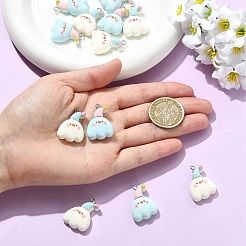 10шт 2 цвета подвески из смолы&nbsp;RESI-YW0005-88