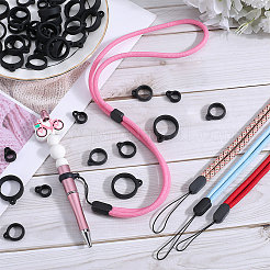 5 шт. двухцветный полиэстеровый ремешок на шею&nbsp;DIY-GF0008-16