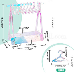 Прозрачная акриловая подставка для сережек&nbsp;EDIS-HY0001-03B