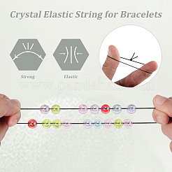 2 рулон 2-х цветной круглой кристаллической эластичной нити&nbsp;EW-PA0001-01A