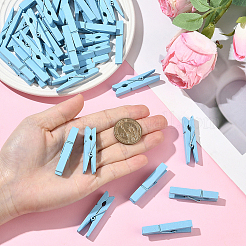 50 шт. зажимы для фотобумаги своими руками из дерева&nbsp;AJEW-SP0003-43B