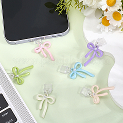 6 шт. 6-х цветные силиконовые мобильные пылезащитные заглушки&nbsp;FIND-CN0002-02