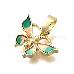 Латунь эмаль подвески&nbsp;KK-P336-24G-02