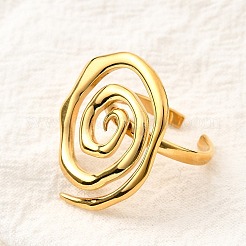 Кольца-манжеты из нержавеющей стали 304 для женщин&nbsp;RJEW-V014-10G