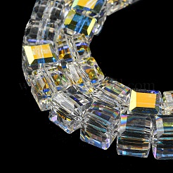 Стеклянные бусины с гальваническим покрытием &nbsp;EGLA-M031-01A-HR10